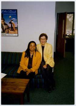 Zeinabu irene Davis with Phyllis Klotman