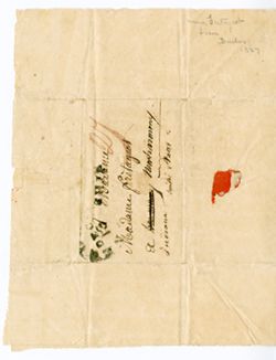 [Jean] DUCLOS, Lyon, [France]. To [Marie D.] FRETAGEOT, New Harmony., 1827 Oct. 10