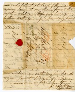 M[?], Jessie, C[?] to Anna Maclure, New Harmony., 1843 May 28
