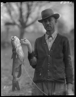Joe Pryor with fish