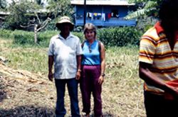 Stephanie Kane with Cacique (traditional chief)
