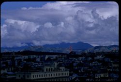 Northwest sky from 100 Broderick - San Fransisco