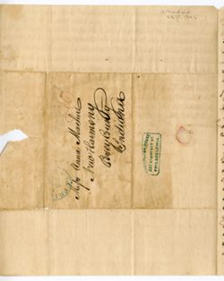 Maclure, Alexander, Philadelphia to Anna Maclure, New Harmony., 1842 July 28