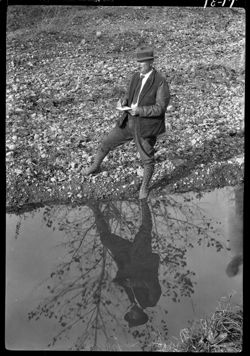Charles Dahlgreen on Bear Creek-reflections