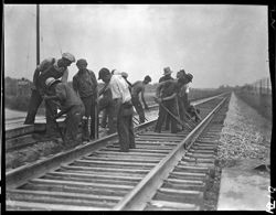 Working on railroad near Pendleton