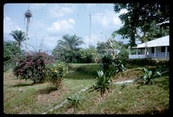 Mission Garden and  radio antenna