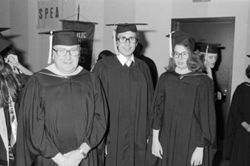 SPEA graduates at IU South Bend Commencement, 1980-05