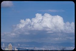 Cloud mass above Oakland from 100 Broderick