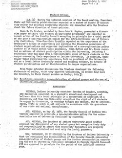 Indiana University President's Office records, 1967-1969, bulk Aug.-Dec. 1968, C267 