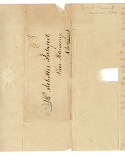 Bennett, James, New Orleans. To Achilles Fretageot, New Harmony, Indiana., 1834 Mar. 22