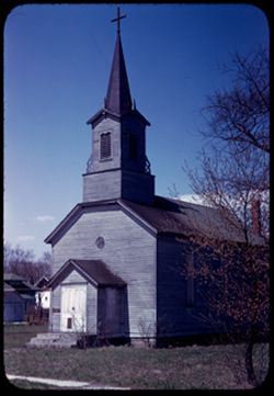 Little old church at Monee, Illinois