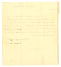 1832, Sept. 20 - Madison, James, 1751-1836, pres. U.S. Montpellier. To “Dear Sir.” Deals with an undisclosed matter of a committee.