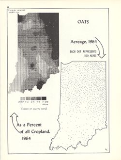 Oats acreage, 1964
