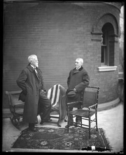 James Whitcomb Riley and Lew Wallace