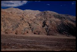 Death Valley, California. Amargosa Mtns. seen from Bad Water - 280 ft below sea level.