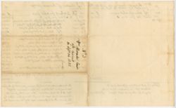 "No. 3. Dr. Wm. Alexander Comsr. of Monroe Semy. Township in a/c Current with the Trustees of Indiana College from 27th Sept. 1834 to Sept. 24, 1838," ca. 1838