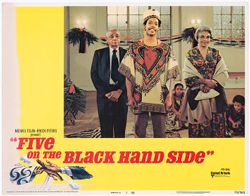 Five on the Black Hand Side lobby card