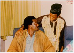 Cheik Oumar Sissoko and Djibuil Diallo (PNUD) in New York