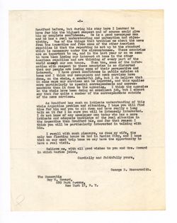 14 November 1946: To: Roy W. Howard. From: George S. Messersmith.