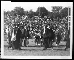 Indiana University graduation scene, 1948