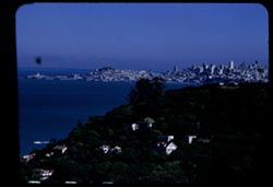 San Francisco from heights of Sausalito