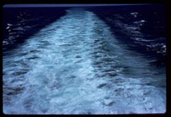 Wake of S.S. United States in Atlantic- westbound