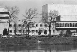 St. Joseph River and Northside Hall at IU South Bend, 1973