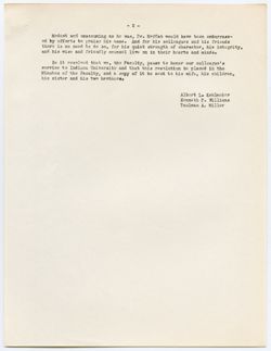 Memorial Resolution for James E. Moffat, 05 February 1957