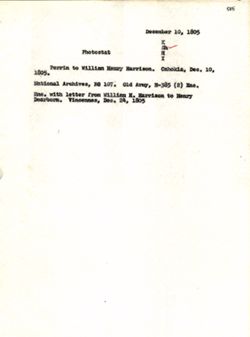 Perrin, W.H. National Archives, Records of the Office of the Secretary of War, Record Group 107.