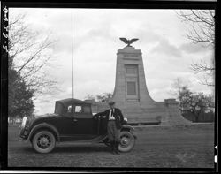Wisconsin monument, Andersonville prison, Ed Williams and car