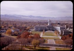 View W by S from dome of Colorado's Capitol
