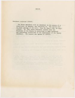 Higher Education (Title IX) - Congressional Research Service: Legislative History - Senate Floor Consideration of S. 659, The Educational Amendments of 1972 [PJM], May 30 1972