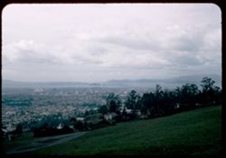 Oakland and the Bay beyond from Skyline Drive Cushman