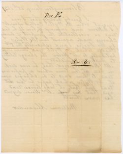 Investigation of Dr. Andrew Wylie - Testimony of William Alexander, "Document E," 28 January 1839