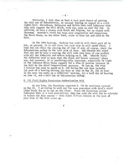 Memo from Kevin to Senator et al re Subcommittee Agenda, May 17, 1979