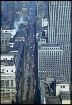 LaSalle St. from Board of Trade Tower. Chicago