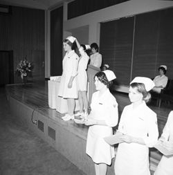 IU South Bend Dental Hygiene capping ceremony, 1973-01-15