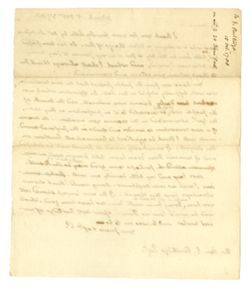 1788, Oct. 15 - [Jay, John], 1745-1829, statesman. New York. To Edward Rutledge. Violent opposition to the Constitution has become more moderate. A convention to consider proposed amendments will “terminate all questions on the subject … if convened three years hence …” Suggests that Edward’s son Henry should come with him to New York, “… we have now good schools.”