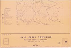 [Monroe County, Indiana, existing use of land.] Sheet 10. Salt Creek Township, Monroe County, Indiana, existing use of land