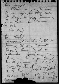 Stenographer Notepad with Notes, undated