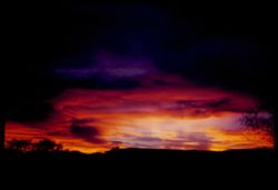 Sunset Sky - Davis Mtns. Southwestern Texas.