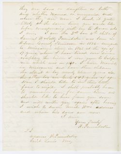 To David Finley from nephew-in-law William Pannebaker, 19 May 1863