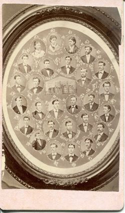 Class of 1875, students