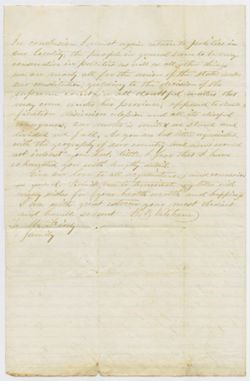 To David Finley from B.R. Ketcham about conditions in Missouri since Lincoln’s election, 7 Dec 1860