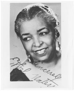 Ethel Waters autographed portrait [reproduction]