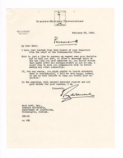 20 February 1948: To: Earl Hoff. From: Roy W. Howard.