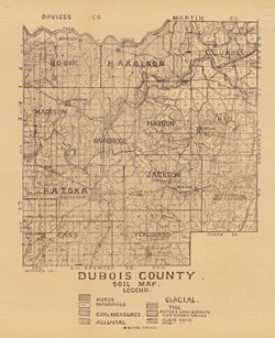 Dubois County soil map