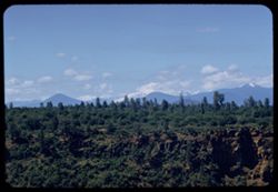 Mount Lassen from point on US 299 above Pit river falls