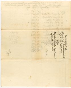 "Document B: Register of Receipts by William Alexander, Commissioner of Semy. Township in Monroe County from Purchasers of College Lands…From Sept. 27, 1834 to Sept. 24, 1838," circa 1838