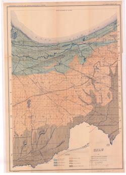 Geological map of Lake and Porter counties